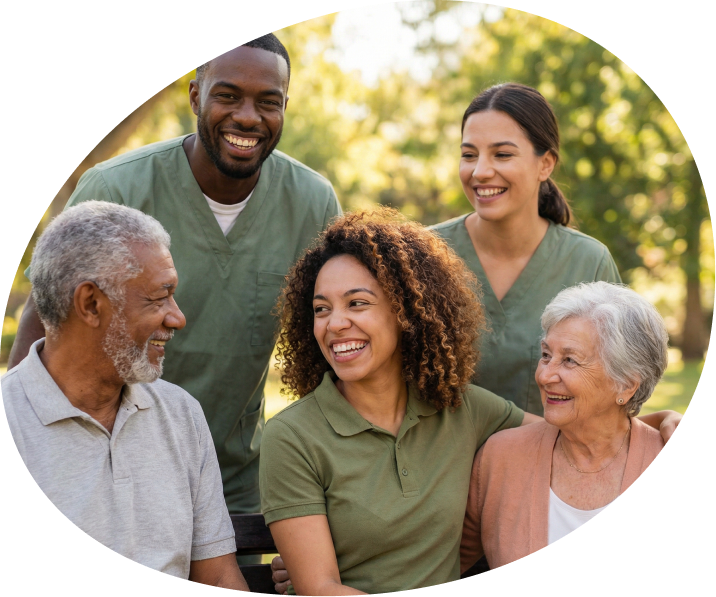 Care providers and families at BestCare Ohio